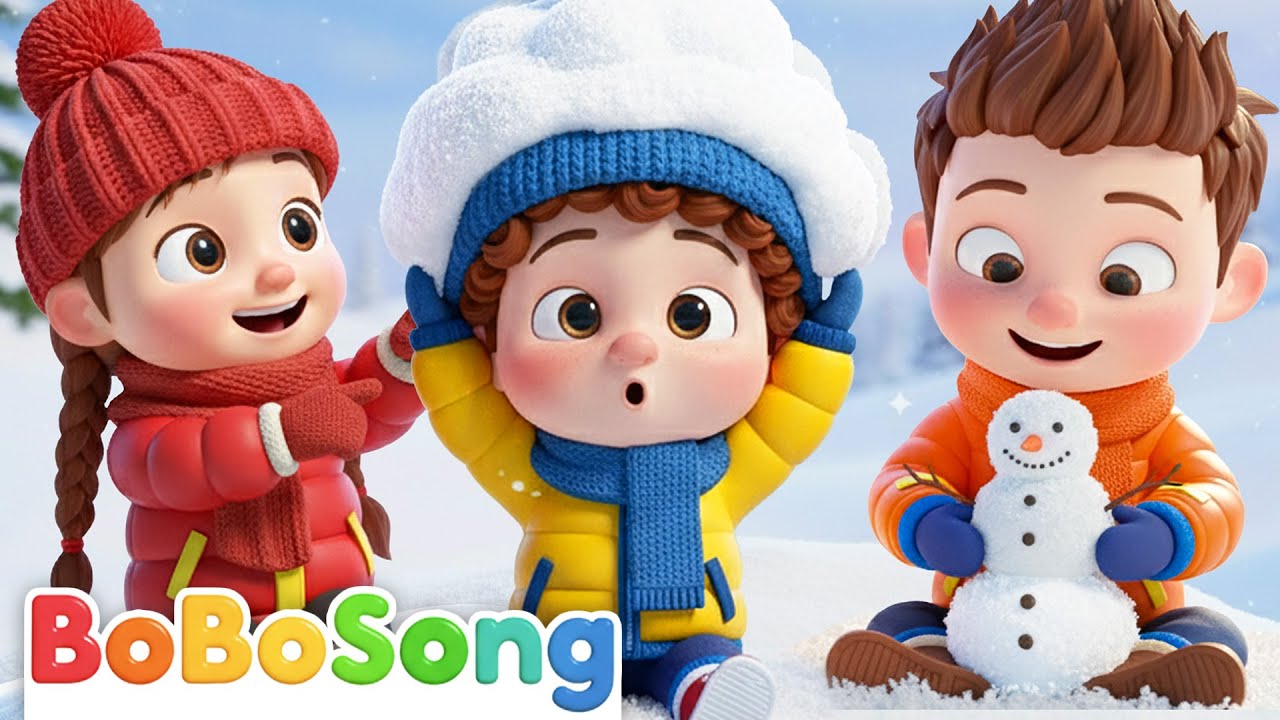 Winter's Here! ❄️ | Winter Song for Kids 🎶 | Bobo's Song - Nursery Rhymes