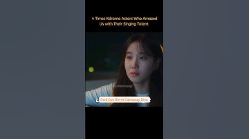 4 Times Actors Amazed Us with their Singing Talent in Dramas || #parkeunbin #jichangwook