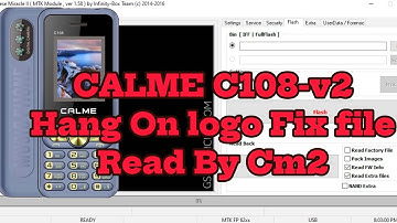 Calme C108-v2 Hang On logo Read Fix File By Cm2 100% solution#calme#mobileflashing #gsmhosting#frp