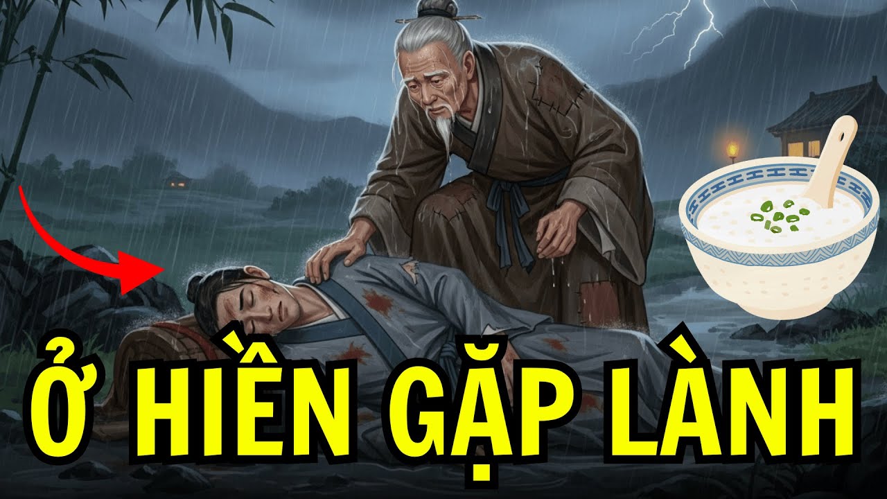 Ở HIỀN GẶP LÀNH - Ông Lão Nghèo Cứu Thư Sinh Lúc Nan Nguy và Cái Kết... | Chuyện Nhân Quả Cảm Động