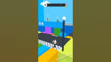 LADDER RUN ( bY VOODOO) GAMEPLAY WALKTHROUGH ( ANDROID & IOS) #SHORTS