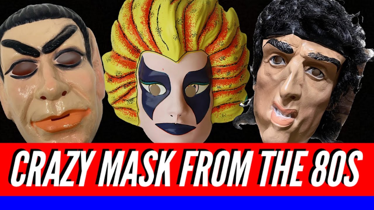 Crazy 80s Halloween Mask on Ebay! YouTube
