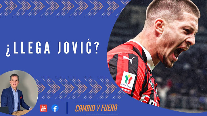 ¿Llega Jović?