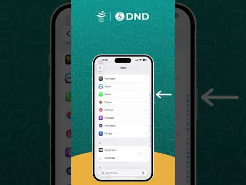 DND - Enable MyDND extension iOS