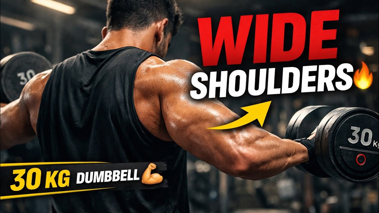 “WIDE SHOULDERS WORKOUT 💪 | Shoulder Day Blast” 💥 