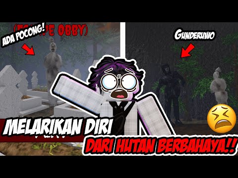 MELARIKAN DIRI DARI HUTAN BERBAHAYA‼️😥 DI KEJAR SEMUA HANTU!!