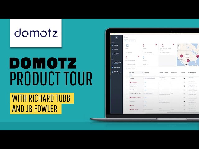 Domotz Network Monitoring Platform for MSPs | Product Tour and Demo - July 2022 Update