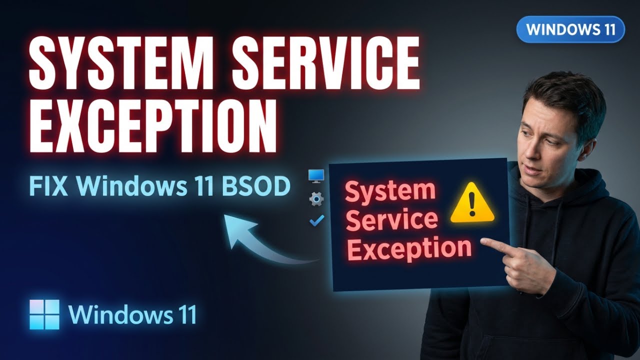 How to Fix “System Service Exception” Error in Windows 11 - YouTube