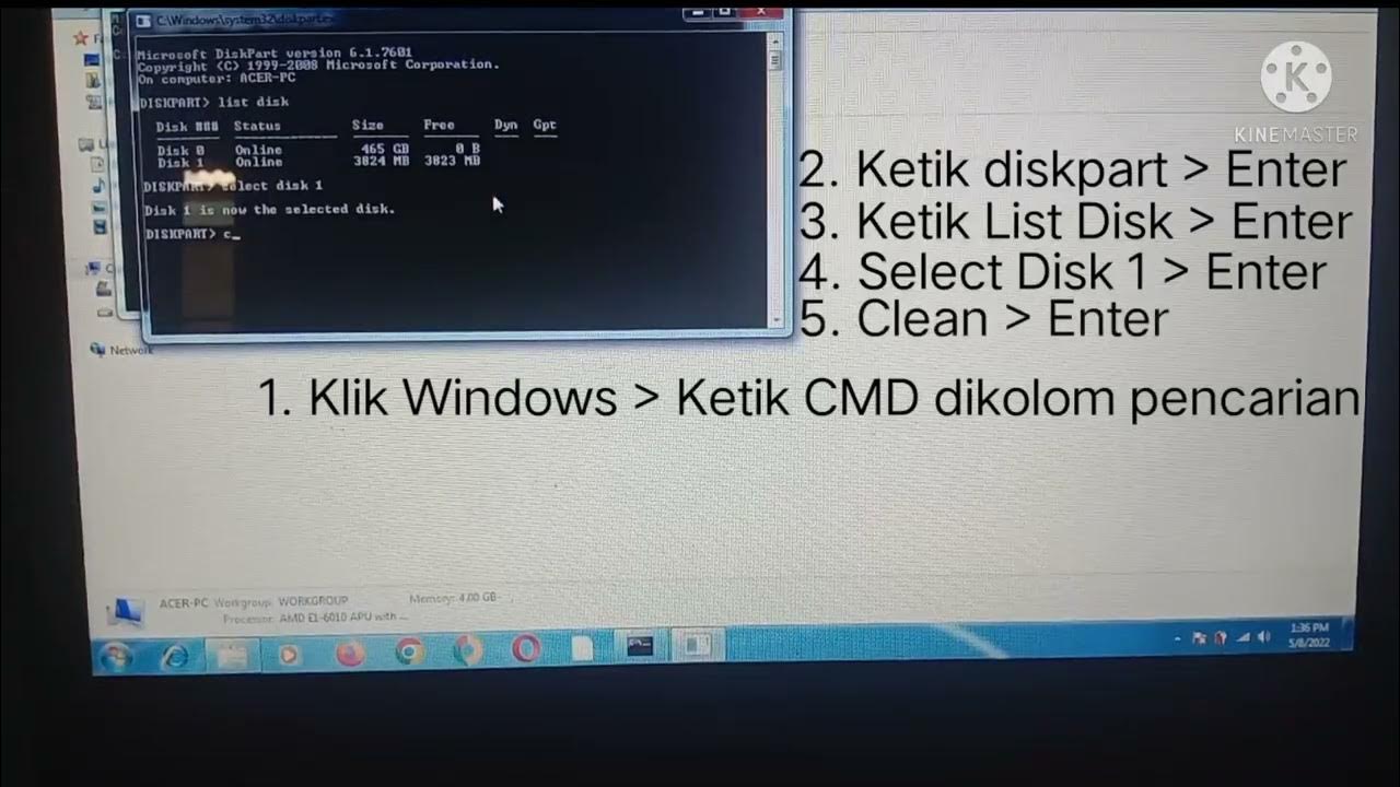 Cara Perbaiki Flashdisk Rusak Tidak bisa di format
