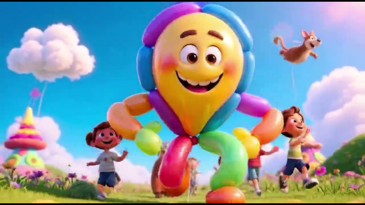 Little Cloud Carnival ☁️🎉 | Fun Kids Song | Magical Nursery Rhyme