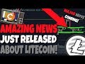 UPDATE: Litecoin News Just Released From Coinbase & Binance! May Spark Next MAJOR Move!