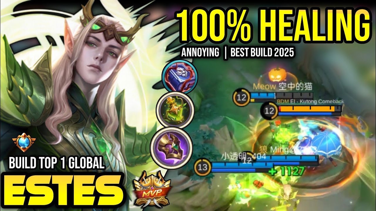 ESTES BEST BUILD 2025 | BUILD TOP 1 GLOBAL ESTES GAMEPLAY | MOBILE LEGENDS✓