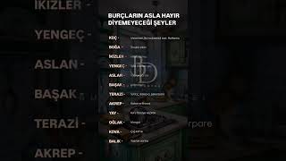 Doğru mu burcuna göre sen neye hayır diyemiyorsun? #2025 #burçlar #youtubeshorts #trending