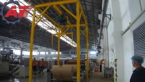 2-layer kraft paper bags making machine from AOYI