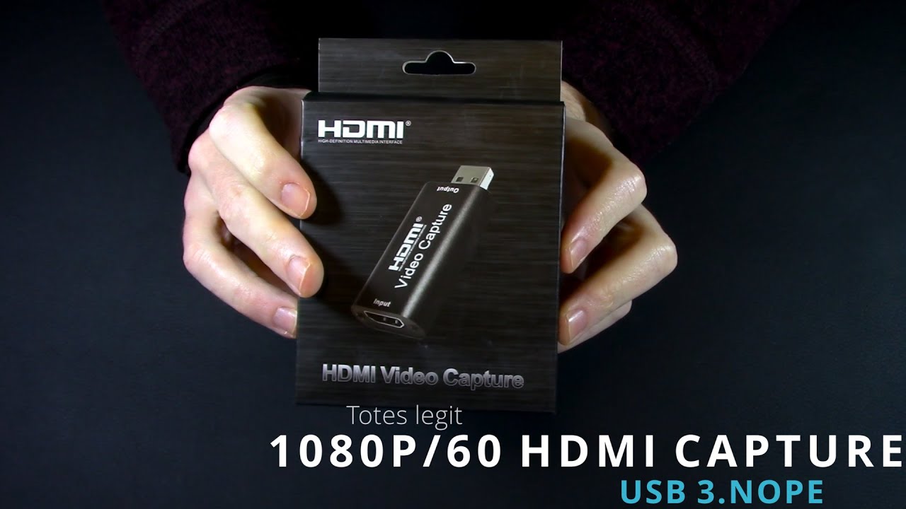 Bogus 1080p/60 USB 3.0* HDMI Capture Card (Linux) - YouTube