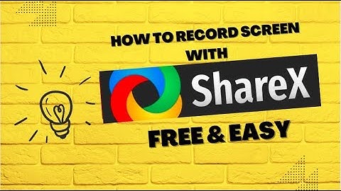 Screen Recording along with mic and system audio using ShareX for free