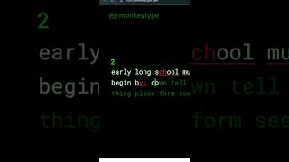 I Broke My Typing Record On Monkeytype!