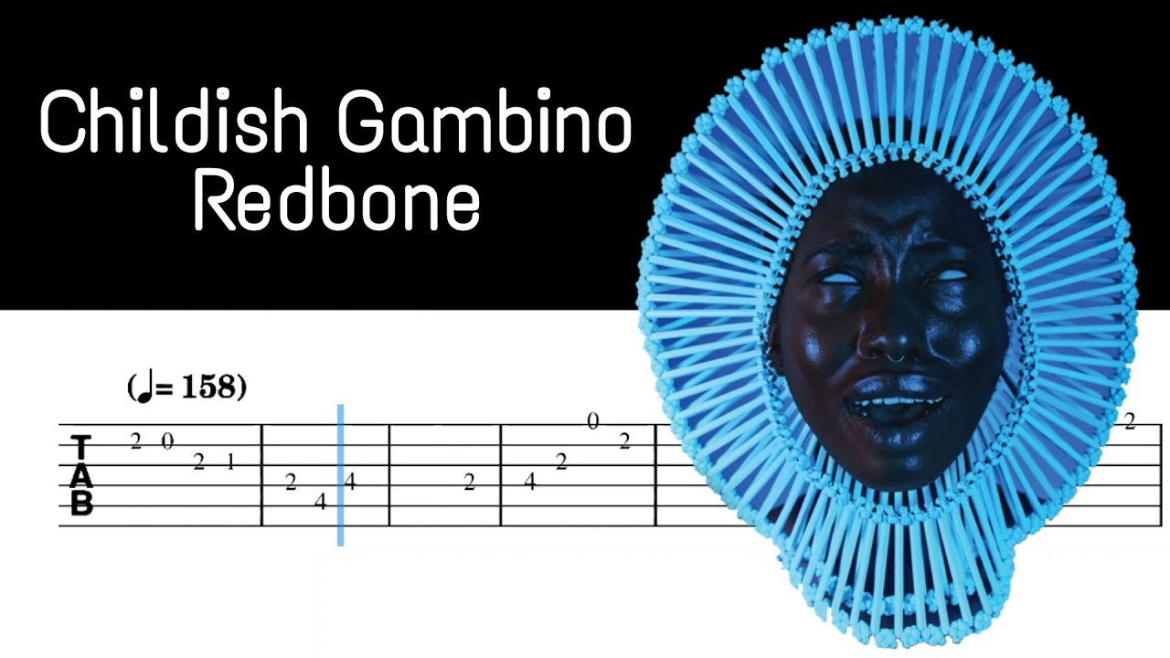 Childish Gambino Redbone Easy Guitar Tabs YouTube