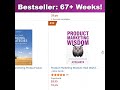 67+ weeks running as an Amazon bestseller as of today! #ceo #bestseller