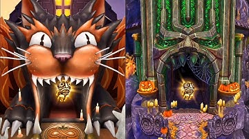 Temple Run 2 Haunted Harvest Map Vs Chinese Temple Run 2 Ghost Dome