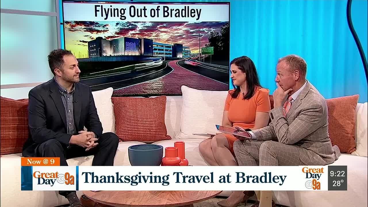 Thanksgiving travel at Bradley International Airport