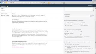 synapseindia sharepoint development Create a SharePoint group