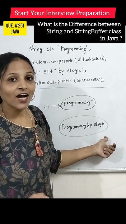 Difference between String and StringBuffer in Java #shorts # ...
