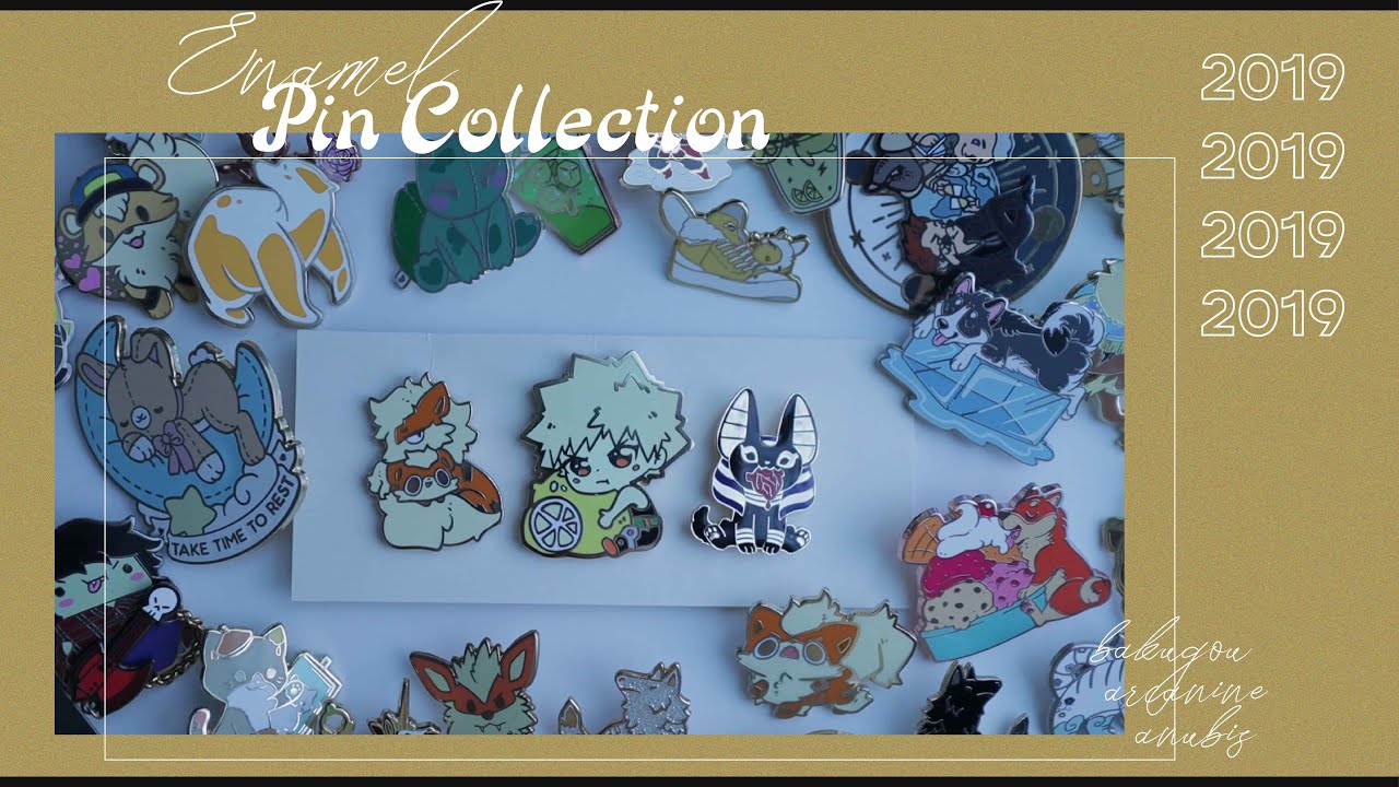 Enamel Pin Collection 2019 - YouTube