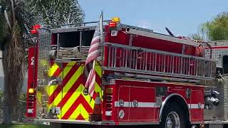 LBFD Engine 2 Rescue 3 Responding