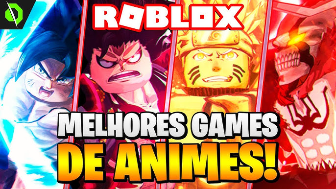 TOP 5 MELHORES JOGOS de ANIME do ROBLOX EM 2021 !! 