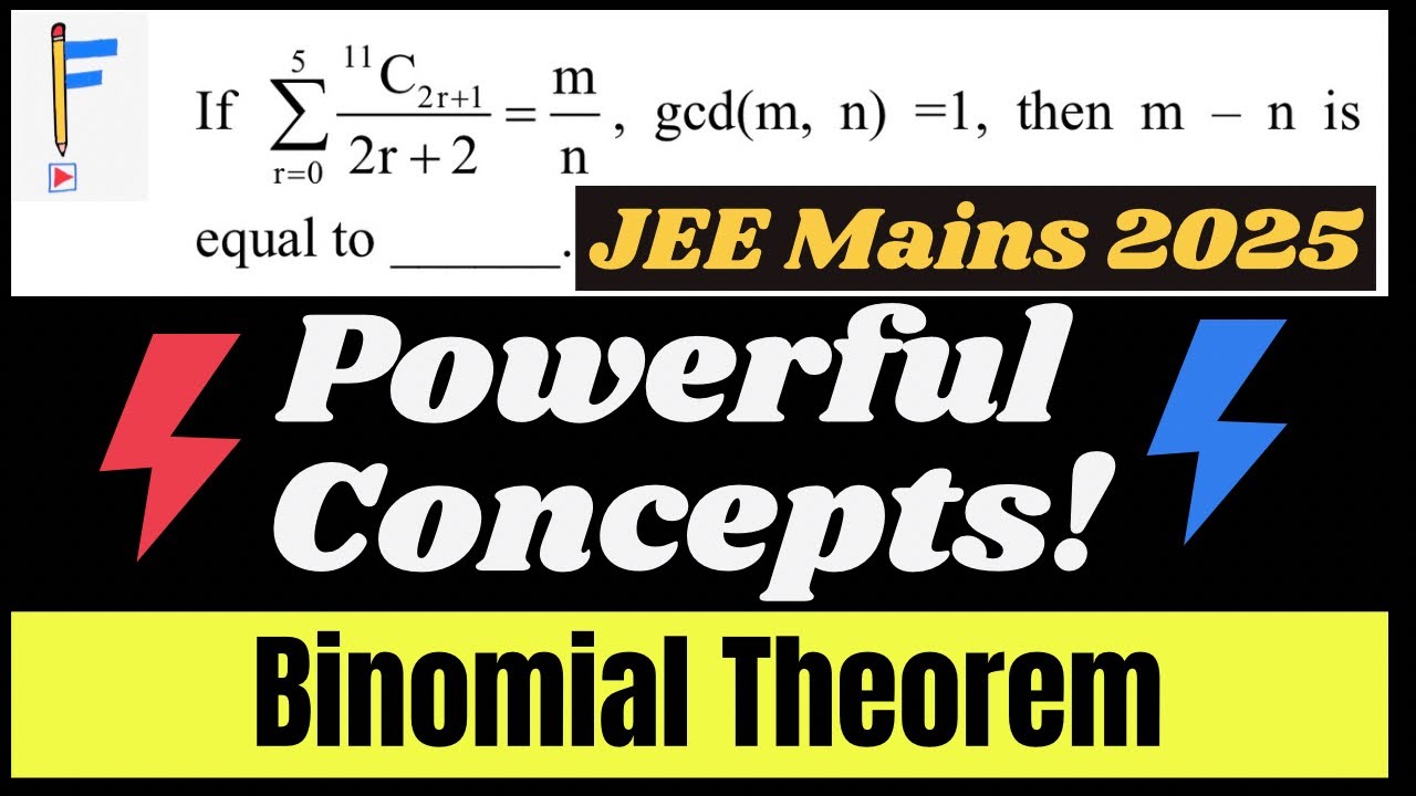 JEE Mains 2025 Binomial Coefficients Question | Powerful  Approach Explained! | JEE PYQ