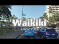 Driving in waikiki honolulu hawaii  4k60fps