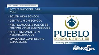 Active shooter drills underway in Pueblo School District 60 Friday