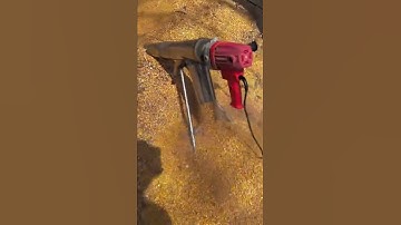 Multifunctional grain extractor. Easy to carry. easy to use. Loading the trolley and filling the bag