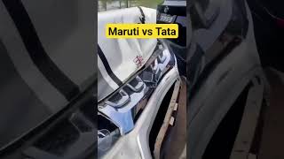 Maruti vs tata accident 😱 #shorts #youtubeshorts #viral #tata #tatamotors#marutisuzuki
