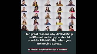 10 Reasons why UPakWeShip is different by The International Moving Doctor 24 views 11 days ago 2 minutes, 56 seconds