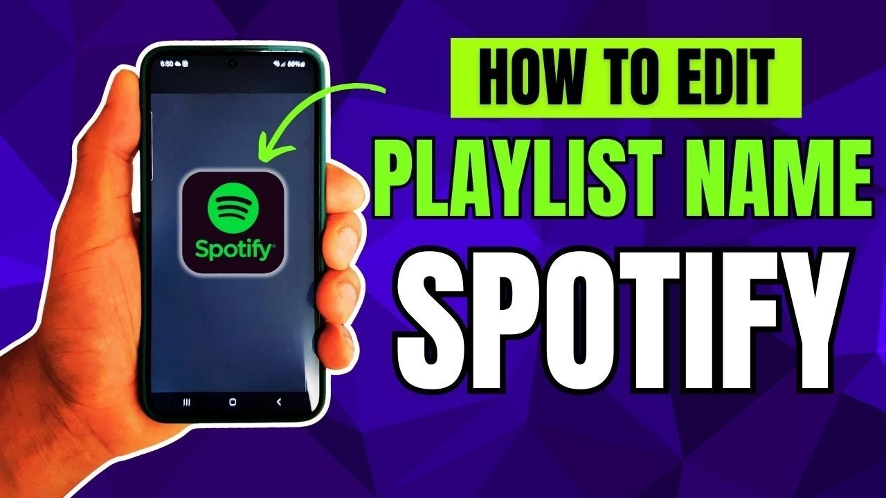 How to Edit Playlist Name on Spotify - YouTube