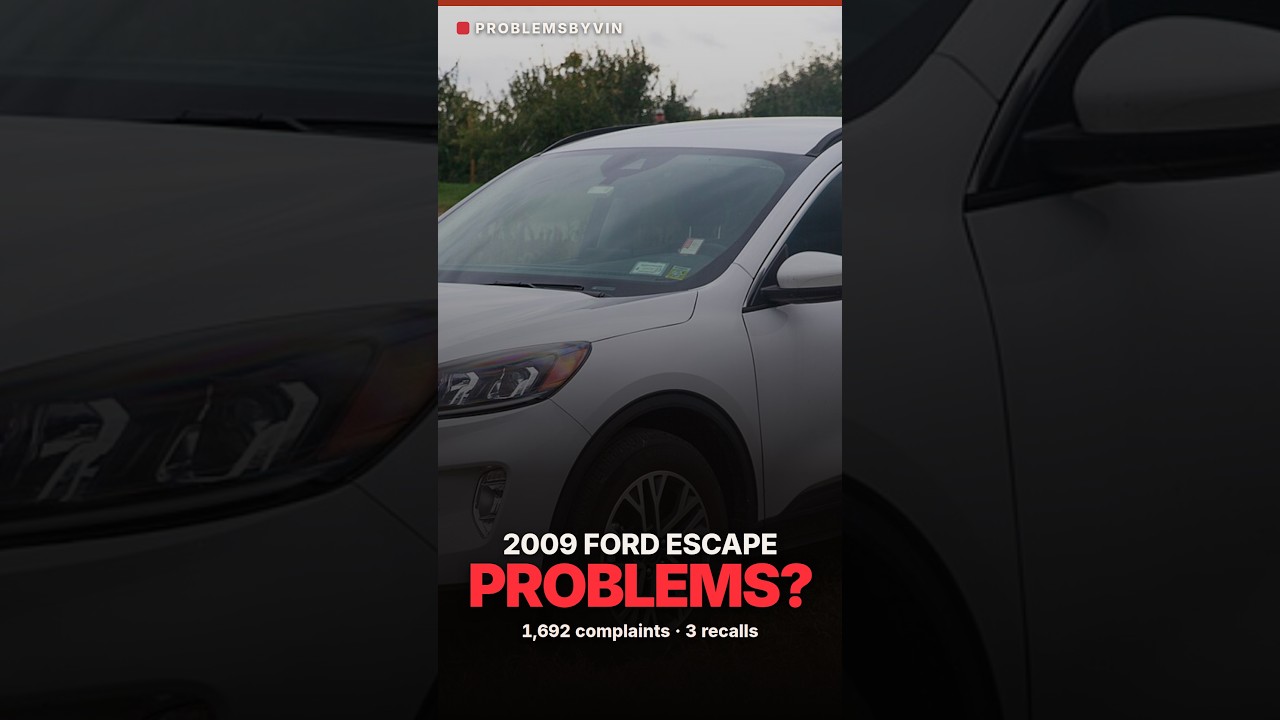 2009 Ford Escape problems — video thumbnail