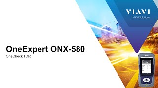 VIAVI OneExpert 580: OneCheck TDR screenshot 3