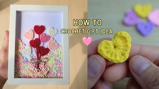 Tutorial Crochet Mini Heart To Make A Gift For Valentines Day Kataiythong