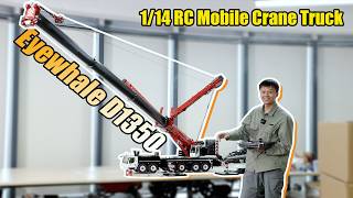 All functions test of RC hydraulic LTM1350 crane truck before send out for you.#rc #rcmodel