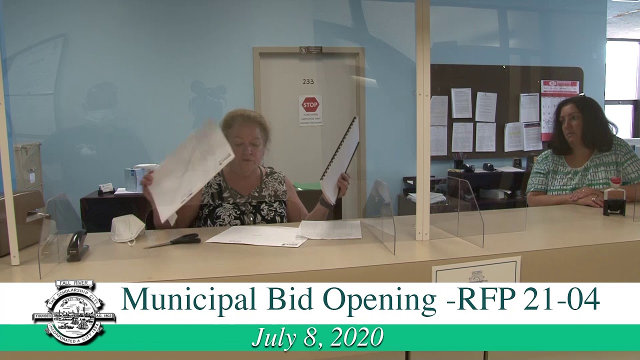 7.8.2020 Municipal Bid Opening - RFP 21-04 - YouTube