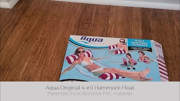 In Hand Review of Aqua Original 4-in-1 Monterey Hammock