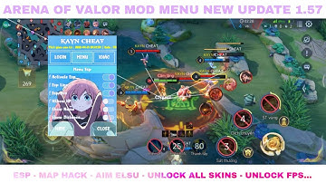 Arena Of Valor Mod Menu New Update 1.57 | Map Hack, Aim Elsu, Esp Line, Unlock All Skins, Unlock Fps