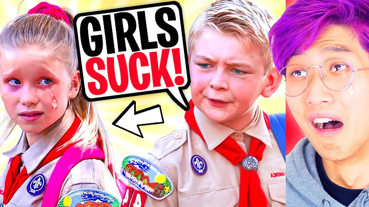 Boy Scout MAKES FUN Of GIRL SCOUT!? *SHOCKING ENDING* (LANKYBOX REACTS TO DHAR MANN)