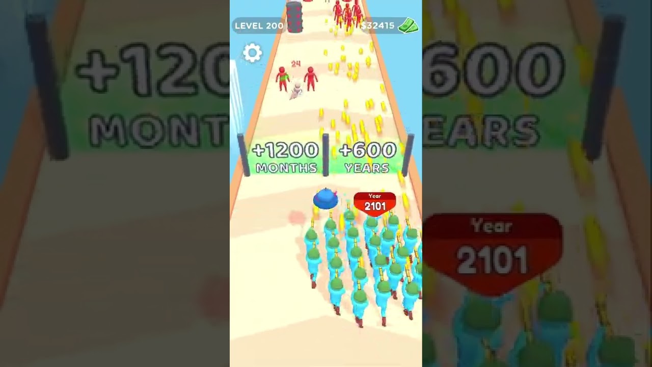 My Crowd Evolution : EQ 1000 All levels 200