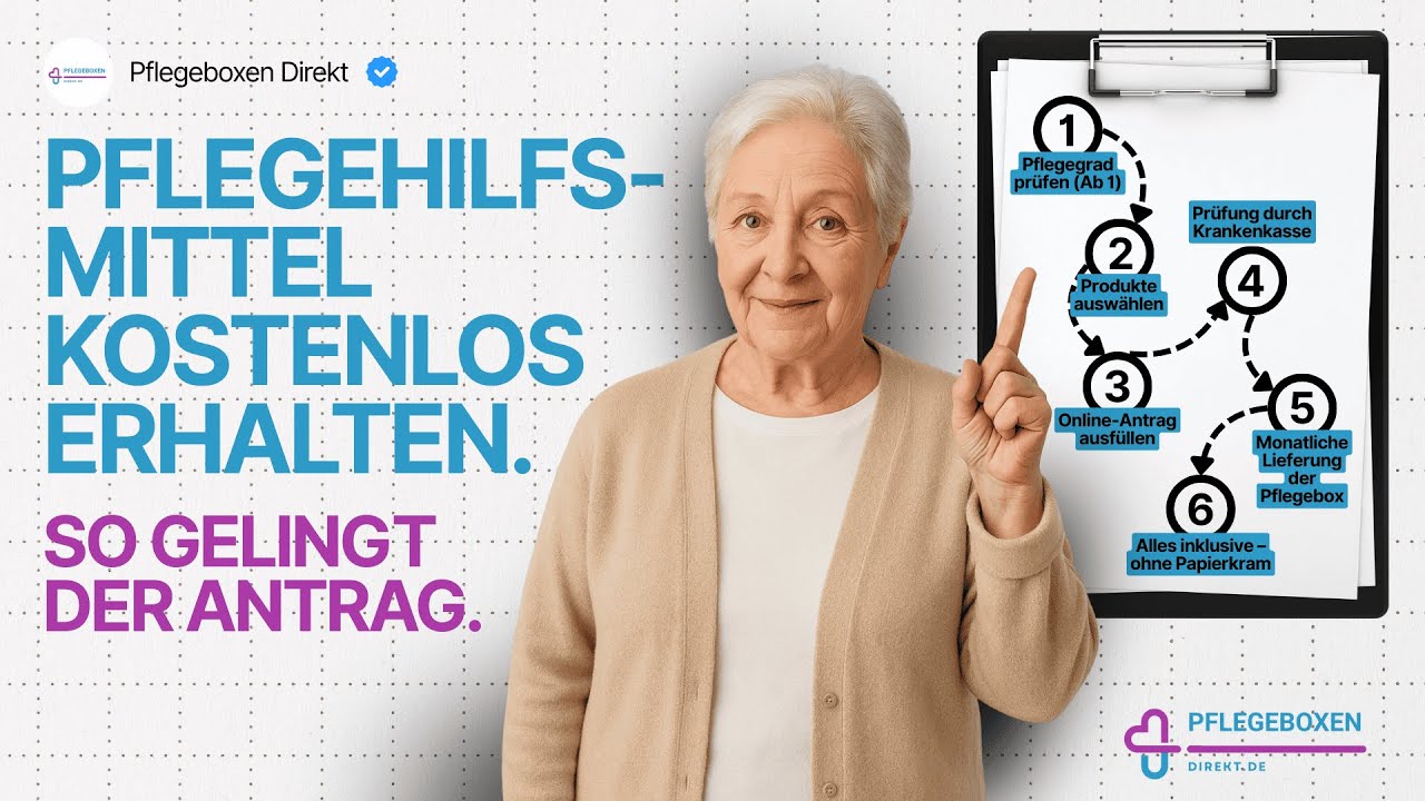 Pflegehilfsmittel (Pflegebox) kostenlos erhalten – so einfach geht der Antrag bei Pflegeboxen Direkt