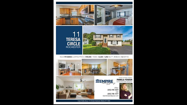 For Sale 11 Teresa Circle Gates 14624