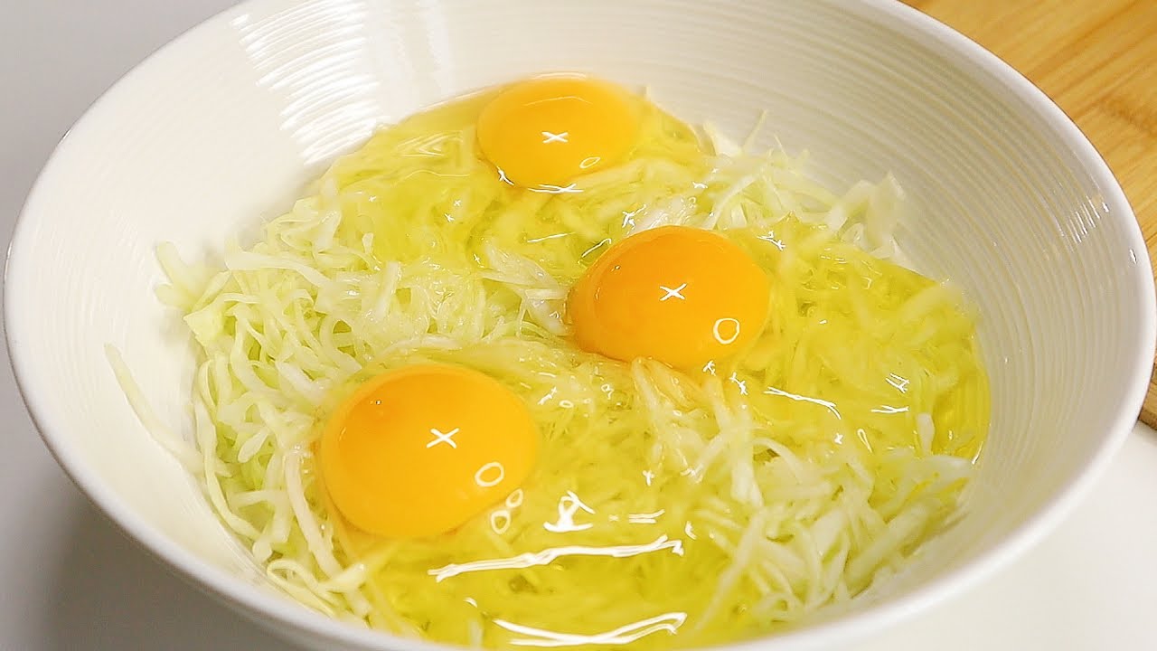 양배추와 계란을 이렇게 드세요! 간단하고 영양가득한 양배추 계란 요리👍💯