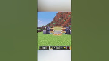 Easy Maincraft Making A Redstone Door 🚪
